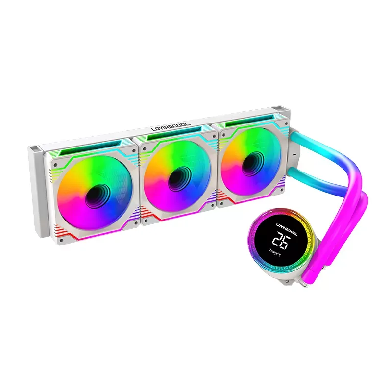 LOVINGCOOL LC-360-R 360mm RGB AIO Liquid Cooler (white)