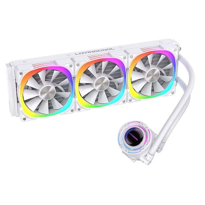 LOVINGCOOL LC-360-UK 360mm RGB AIO Liquid Cooler (white)