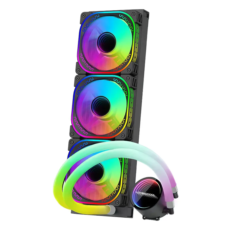 LOVINGCOOL LC-360-V 360mm RGB AIO Liquid Cooler (white)