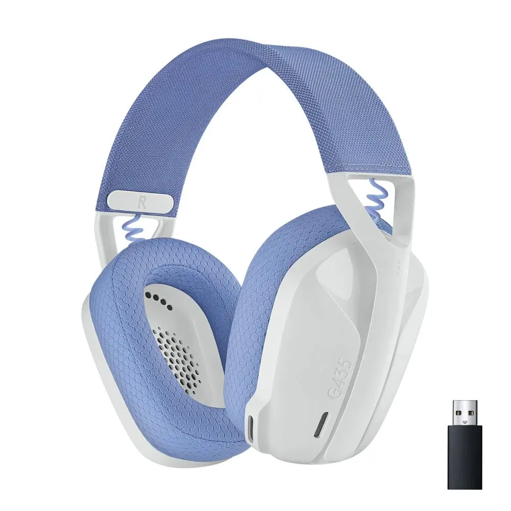 Logitech G435 Ultra-light Wireless Bluetooth Gaming (white)