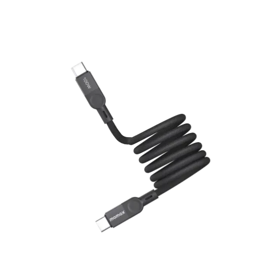 Momax Elite Mag Link 100W USB-C TO USB-C Magnetic Cable 1M