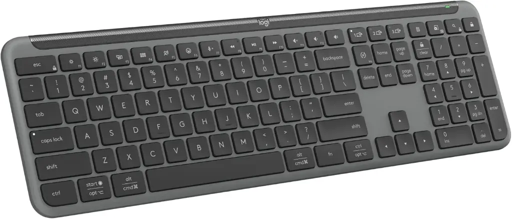 Logitech Signature Slim K950 Wireless Quite Keyboard (Bluetooth) 3-Devices
