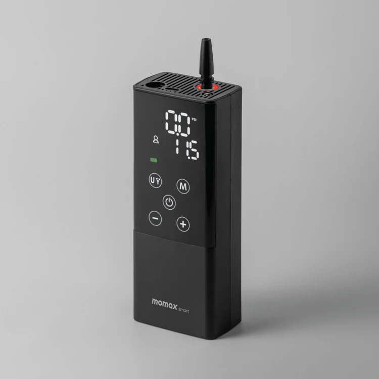 MOMAX ELECTRIC AIR PUMP Multifunctional Digital Display Inflator Portable Car Bike Motorcycle Air Pump