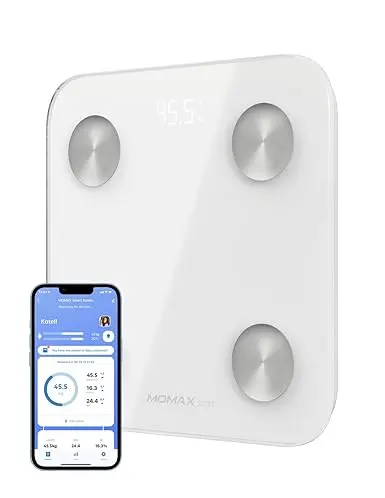 MOMAX EW2SB Lite Tracker IoT Body Scale -Blue