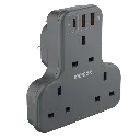 MOMAX ONEPLUG 3 OUTLET T-SHAPED EXTENSION