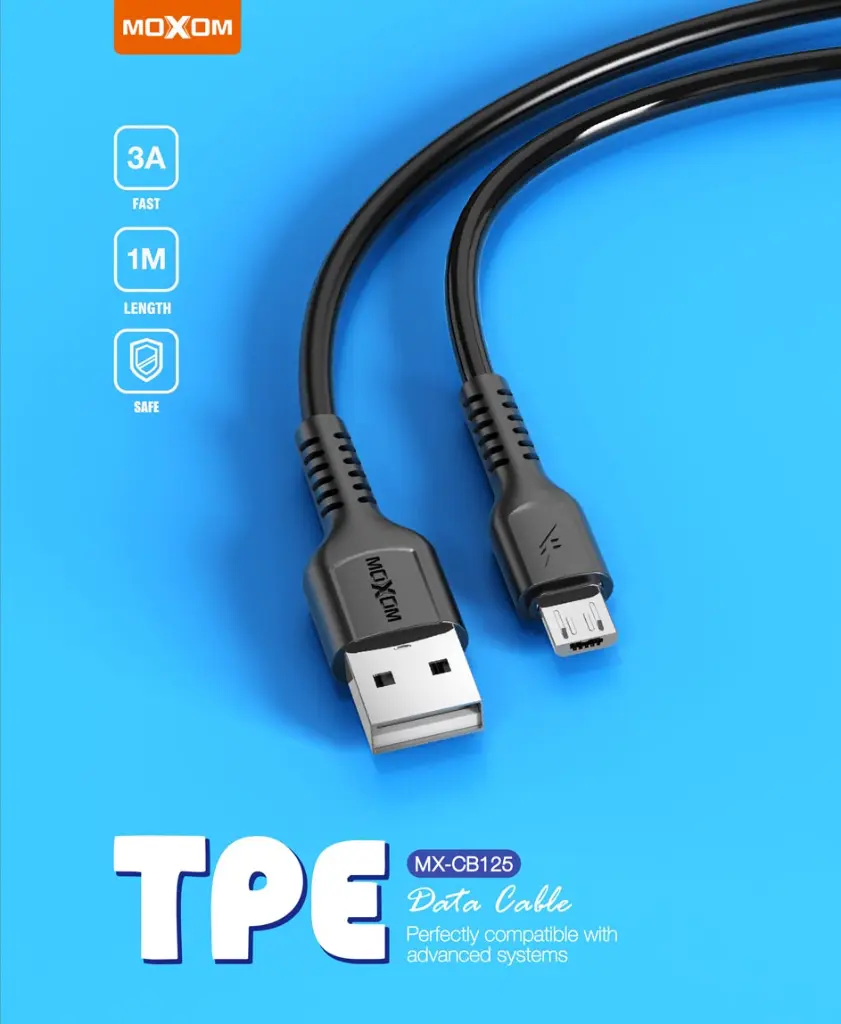 Moxom mx-cb125 High Speed Charginig Cable
