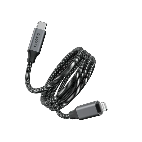 ORAIMO C TO LTG DATA CABLE 1M BLACK