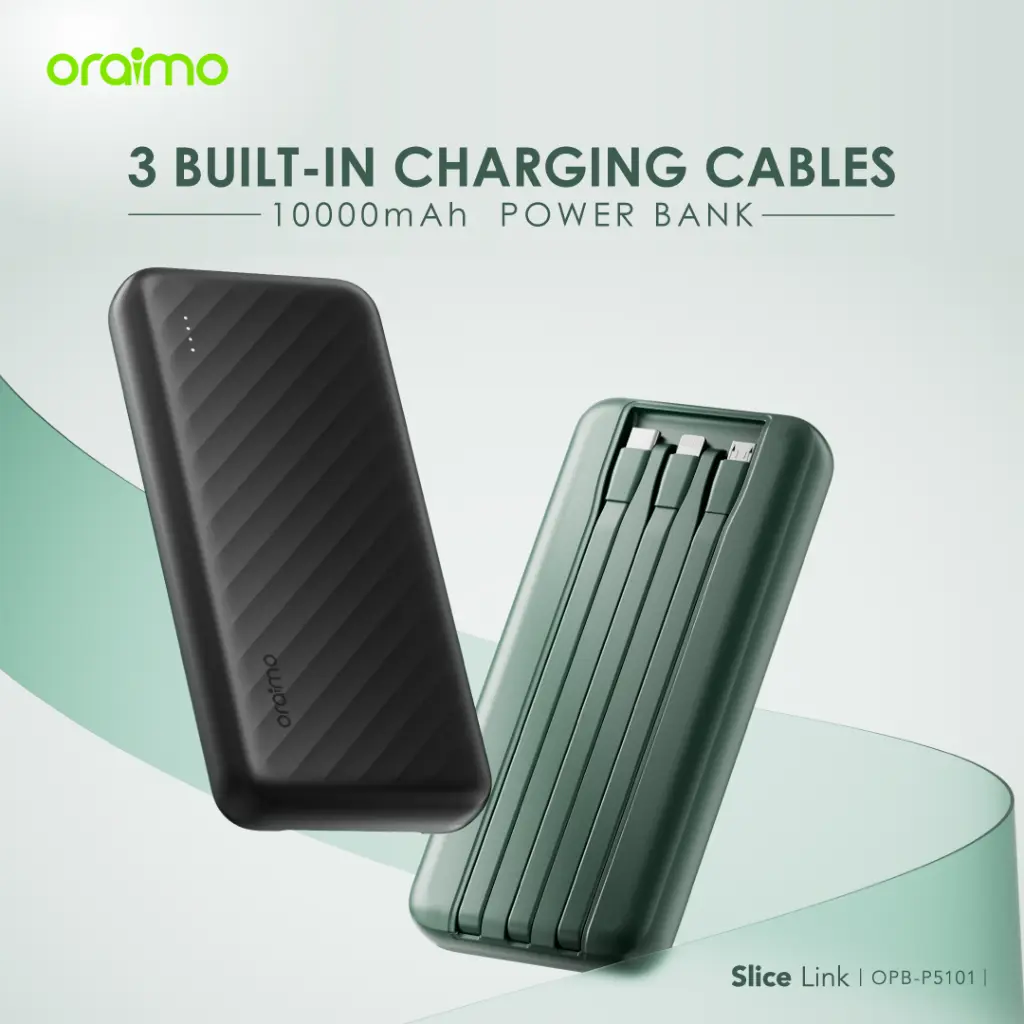 ORAIMO smart accessories12w super fast power bank 10000mah
