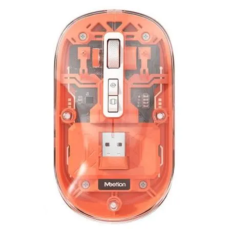 Meetion Wireless Dual Mode Transparent Mouse - BTM005 Bluetooth