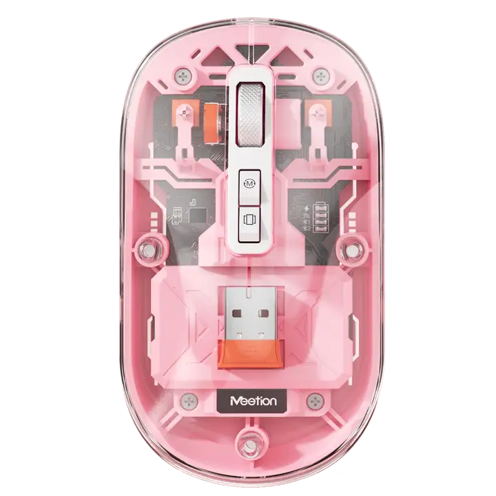 Meetion Wireless Dual Mode Transparent Mouse - BTM005 Bluetooth