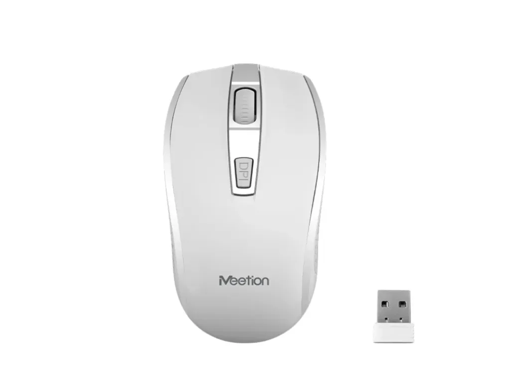 Meetion R560 2.4G Wireless Optical Laptop Mouse (white)