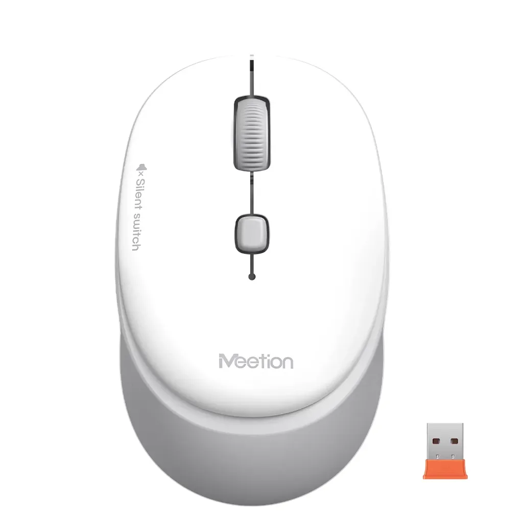 Meetion R571 3D USB Optical 2.4Ghz Wireless Mouse (white)