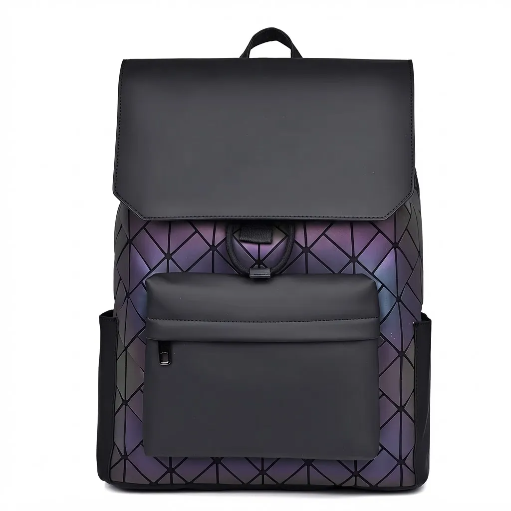 COTECi MB-037-BK Diamond Plaid Series Backpack (Camel)