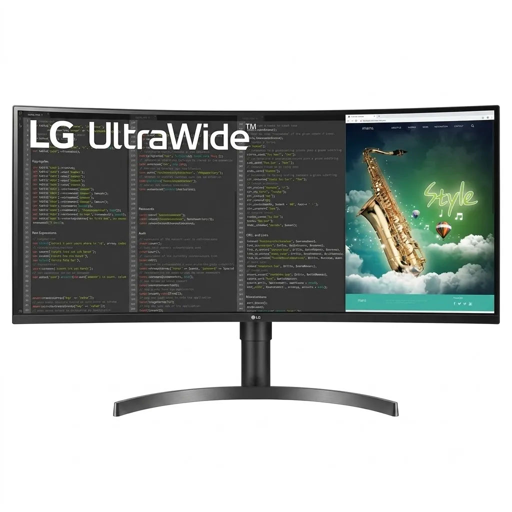 LG 35WN65C-B 35" 3440 x 1440 100Hz VA Curved Monitor (used)