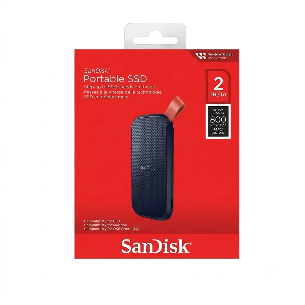SanDisk SSD Portable Type-C 3.2  800MB/s E30 2TB