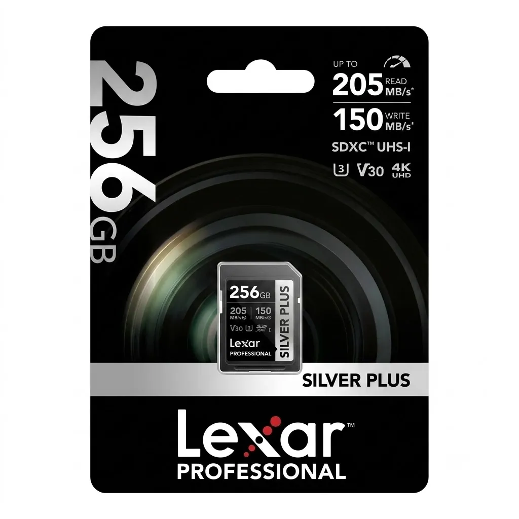 Lexar Silver Plus 256GB 205MB/s /SDXC