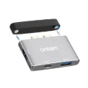 Onten 9177S Dual USB-C to HDMI Adapter With USB 3.0