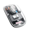 Fmouse Rechargeable Gaming Wireless Mouse M133 ماوس شفاف Bluetooth