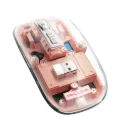 Fmouse Rechargeable Gaming Wireless Mouse M133 ماوس شفاف Bluetooth