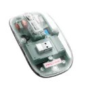 Fmouse Rechargeable Gaming Wireless Mouse M133 ماوس شفاف Bluetooth