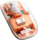 Fmouse Rechargeable Gaming Wireless Mouse M133 ماوس شفاف Bluetooth