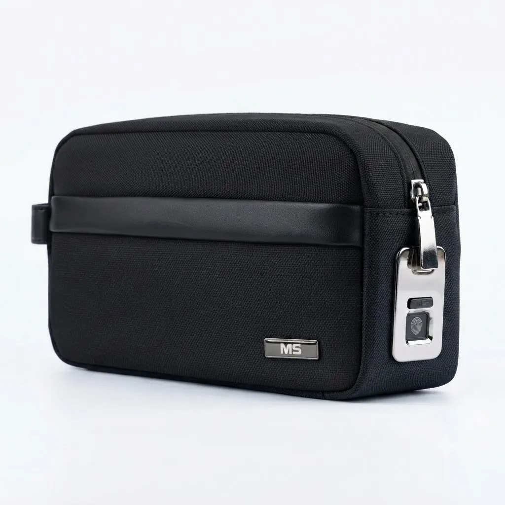 HAND BAG B14000 With Fingerprint (Black)
