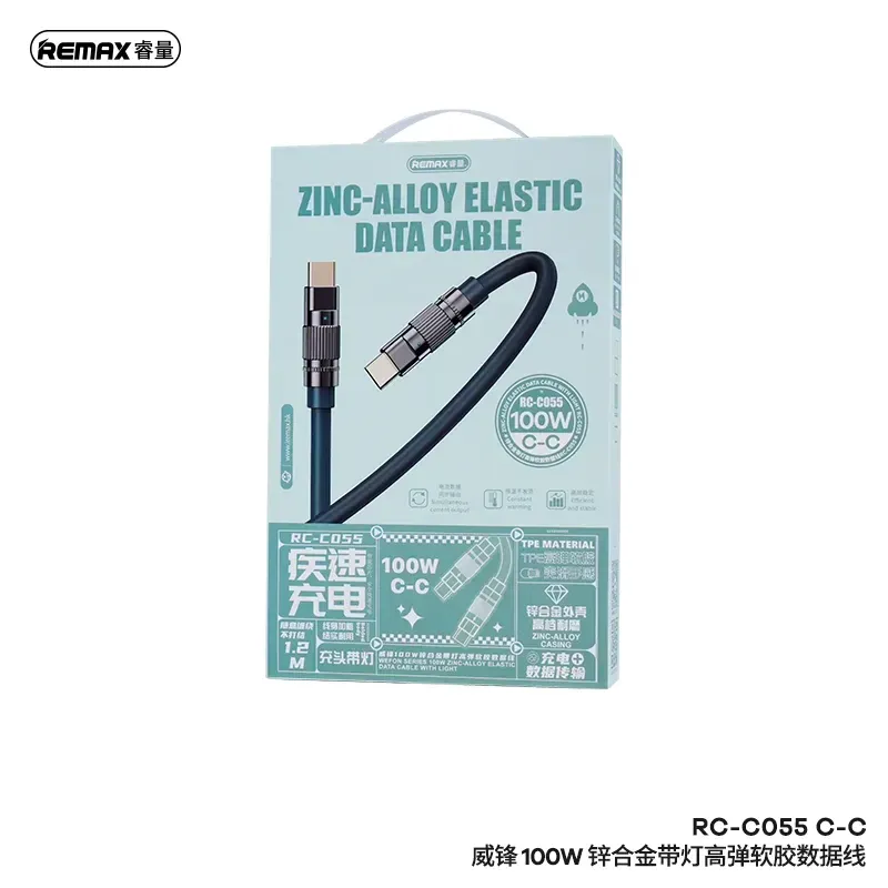 REMAX ZINC-ALLOY ELASTIC DATA CABLE RC-C052