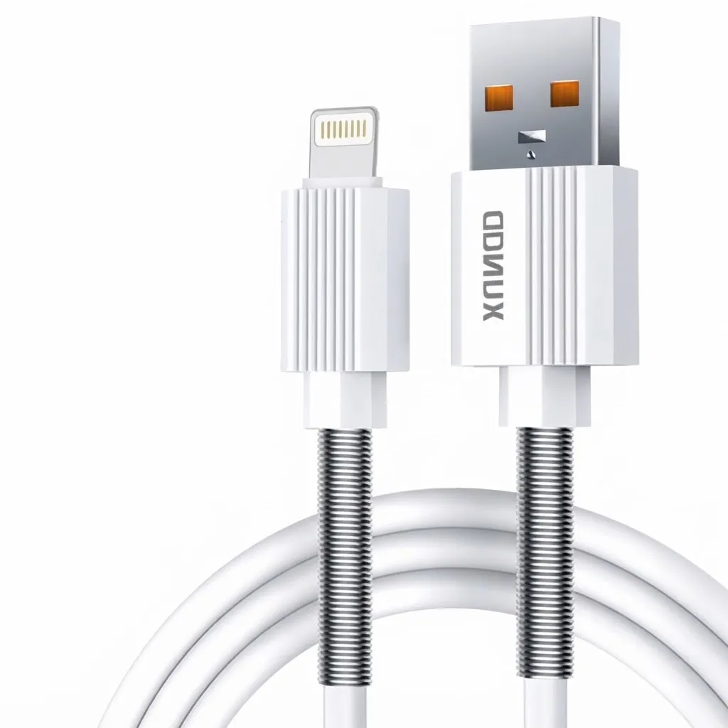 Xundd XDDC-016 Lightning to USB-A Metal Spring Data Cable 2.1A (1m)