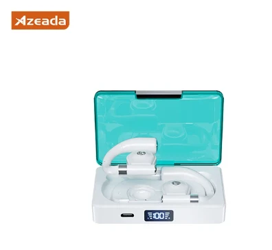 AZEADA Yingo AZ-BT02 open-ear TWS headphone (أبيض)
