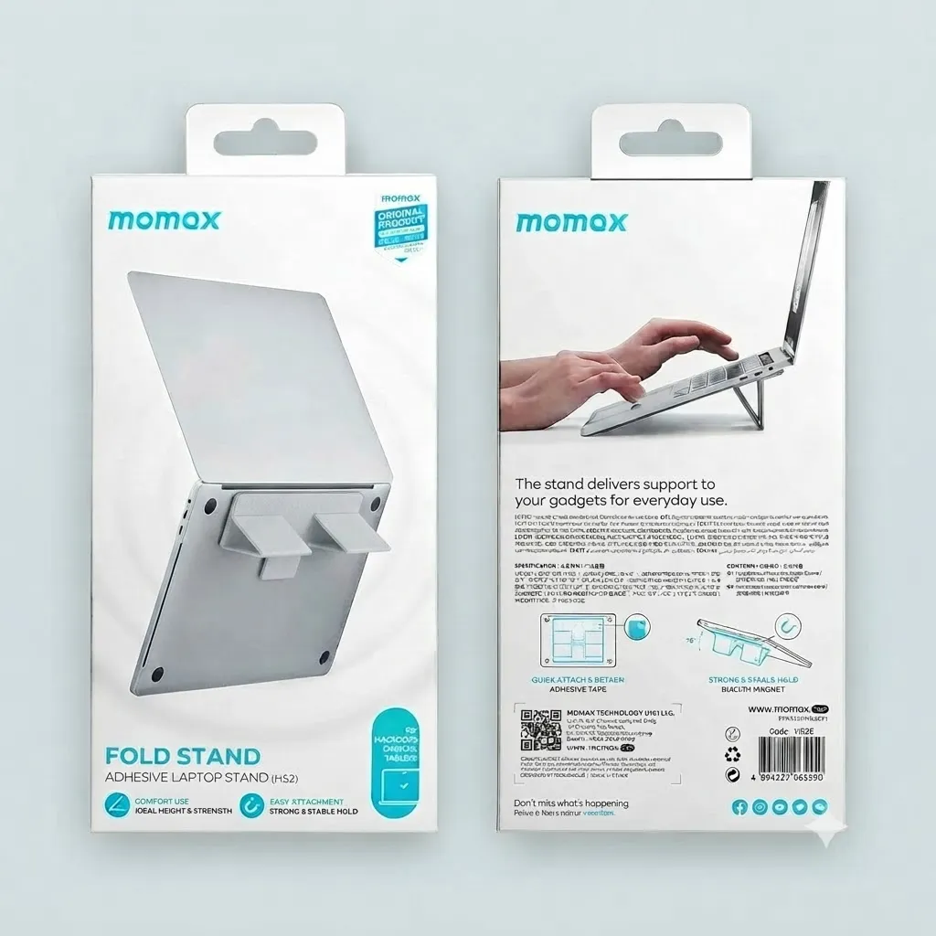 Momax - Fold Stand Adhesive Laptop Stand HS2A