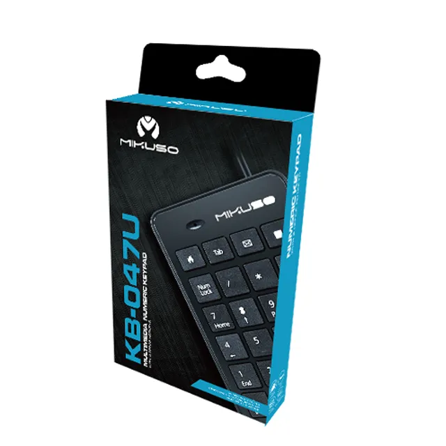 MIKUSO KB-047U 23 Keys Slim Wired USB Number Pad