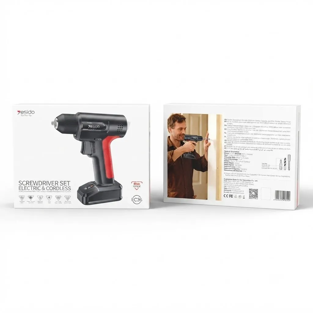 Yesido EC36 SCREWDRIVER SET ELECTRIC &CORDLESS