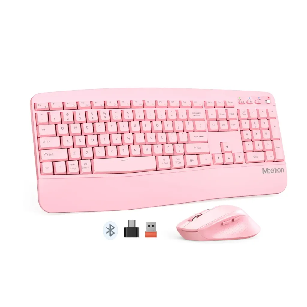 MEETION Director A Ergonomic Wireless Keyboard With Vertical Mouse Bluetooth