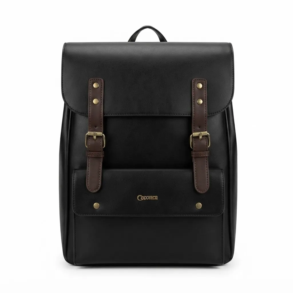 COTECI MB-038 حقيبة ظهر جلد (Black)