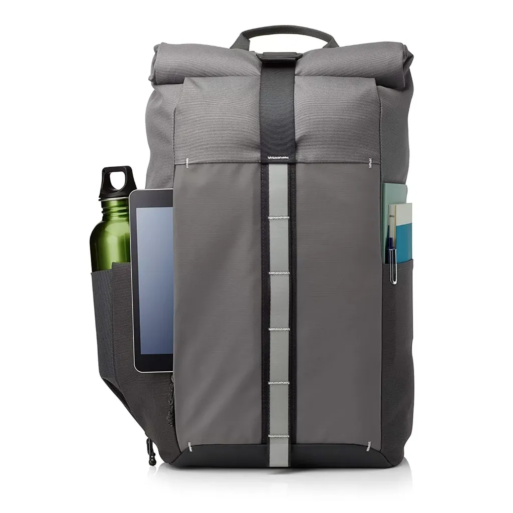 HP Pavilion Rolltop Grey Backpack (5EE90AA)
