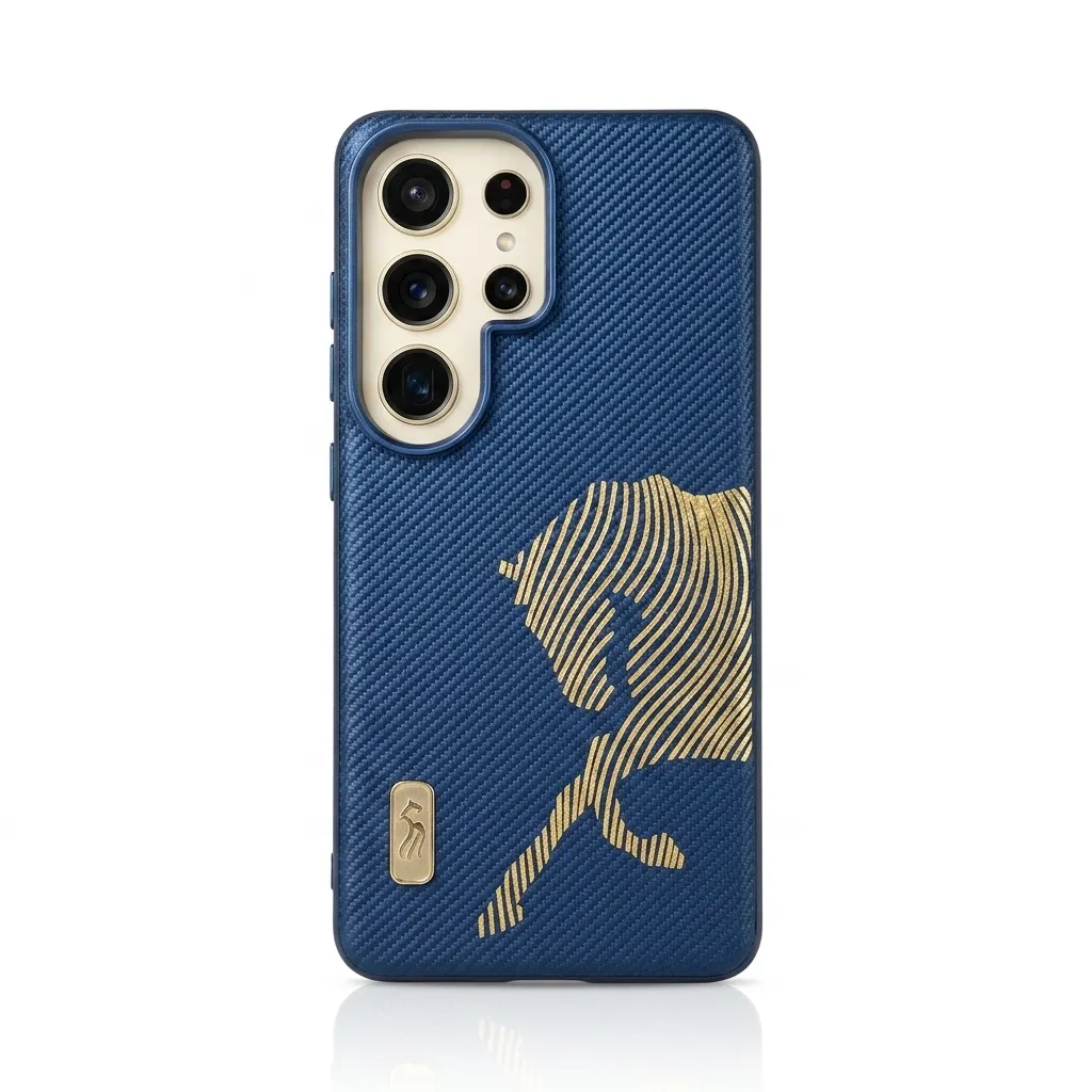 AS Anti-Slip Protction Case FEX-L072 For Galaxy S26 ULTRA - درع موبايل قماشي مبطن مضاد للانزلاق لجلاكسي اس 26 الترا