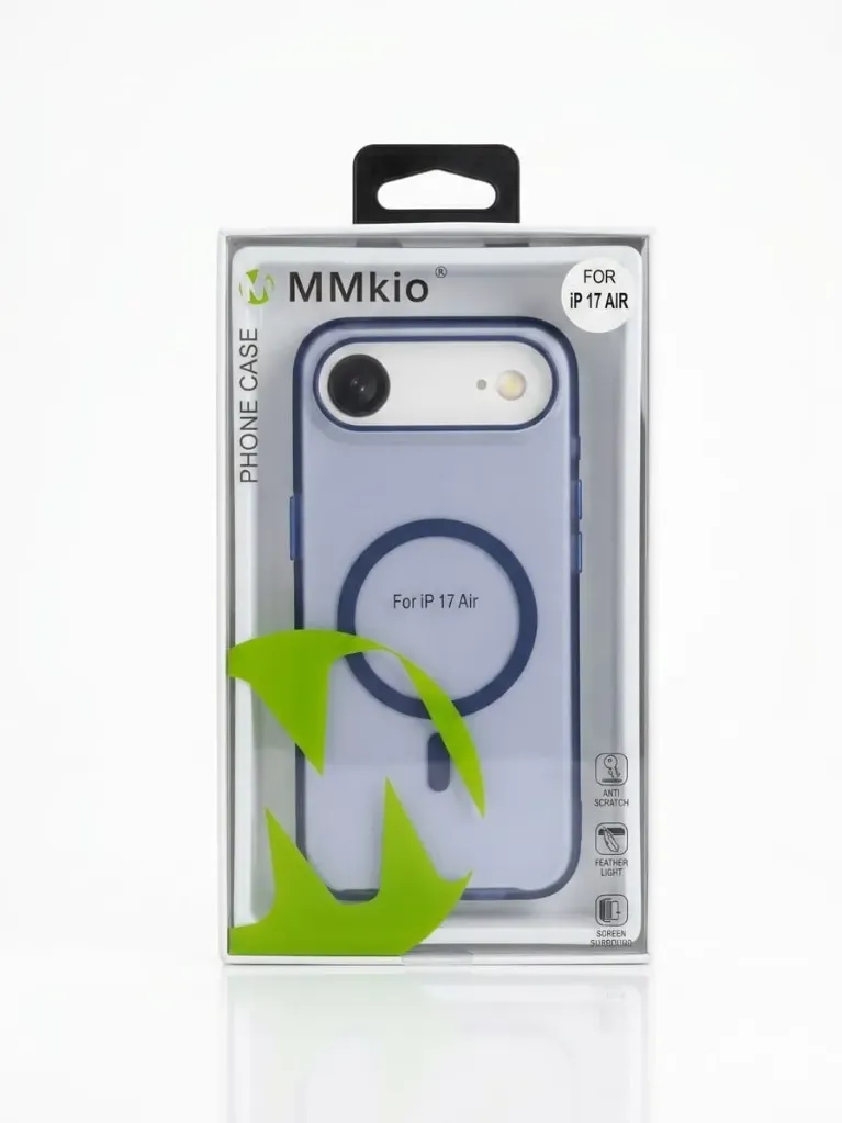 MMKIO Matte All-Around Protection Cover With MagSafe RY-016 For iPhone Air - درع موبايل مطفي انيق بحماية عالية مع حلقة مغناطيسية للايفون أير