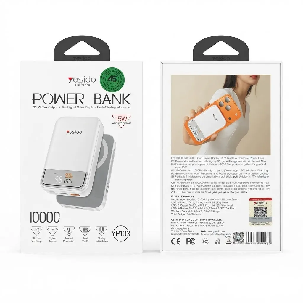 Yesido YP103 10,000mAh portable power bank