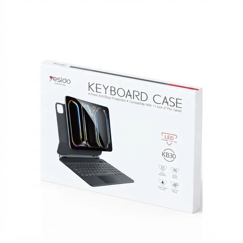 Yesido KB30 Bluetooth Keyboard Case for iPad Pro 11 (2024)