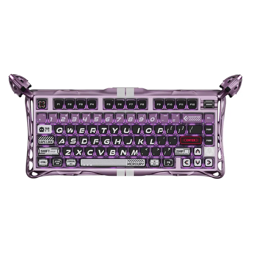 Gravastar Mercury GS H75 Pro Gaming Keyboard - Iron Purple