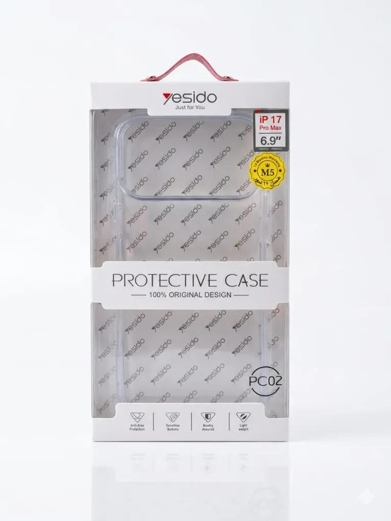 Yesido PC02 High Quality Soft Cover Case For iPhone Devices (17 PRO MAX)