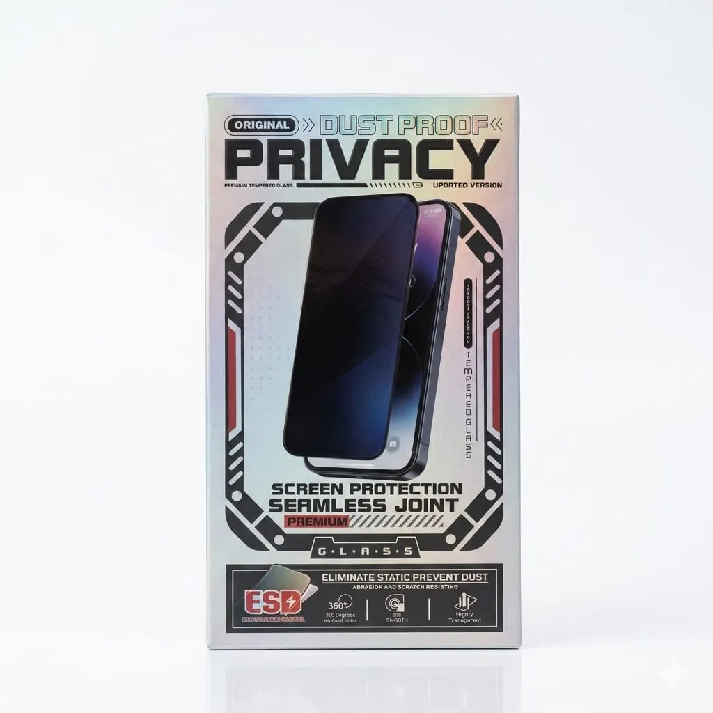 Naruto Privacy Screen Protector -  لاصق موبايل مظلل (17+16 ProMax)