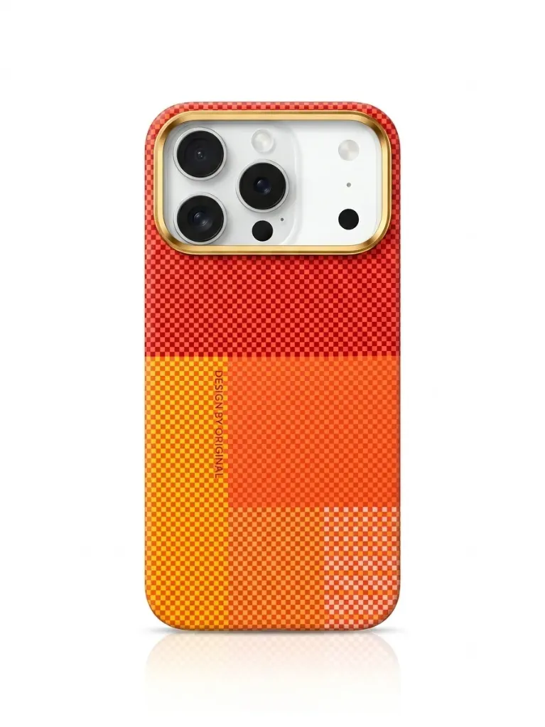 AS HXH-001 Ultra-Slim Drop-Proof Aramid-Fiber (MagSafe Compatible) Cover For iPhone 17 Pro Max - درع موبايل بنحافة فائقة وحماية عالية مصنوع من الياف الاراميد مع مقاومة للصدمات للايفون 17 برو ماكس