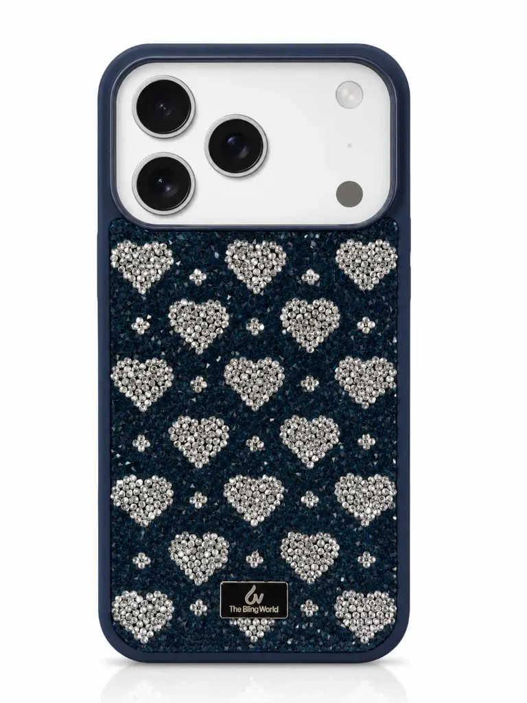 The BlingWorld Glitter Diamond Cover For iPhone 17 Pro Max - درع موبايل لماع مرصع انيق مصمم للايفون 17 برو ماكس