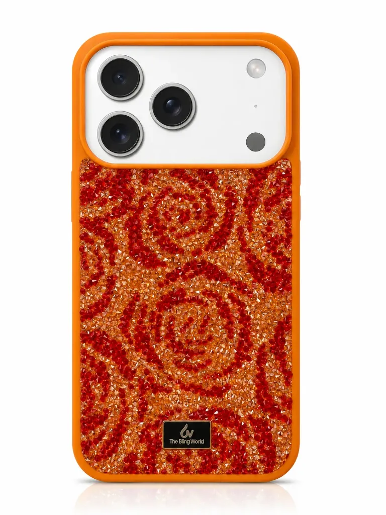 The BlingWorld Glitter Diamond Cover For iPhone 17 Pro Max - درع موبايل لماع مرصع انيق مصمم للايفون 17 برو ماكس