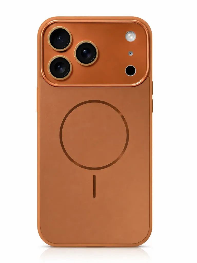 DIRECT Full-Protection Cover With Camera-Protection (MagSafe Compatible) For iPhone 17 Pro Max - درع موبايل مرن بحماية كاملة مع حماية للكاميرا يتضمن ماك سيف للايفون 17 برو ماكس