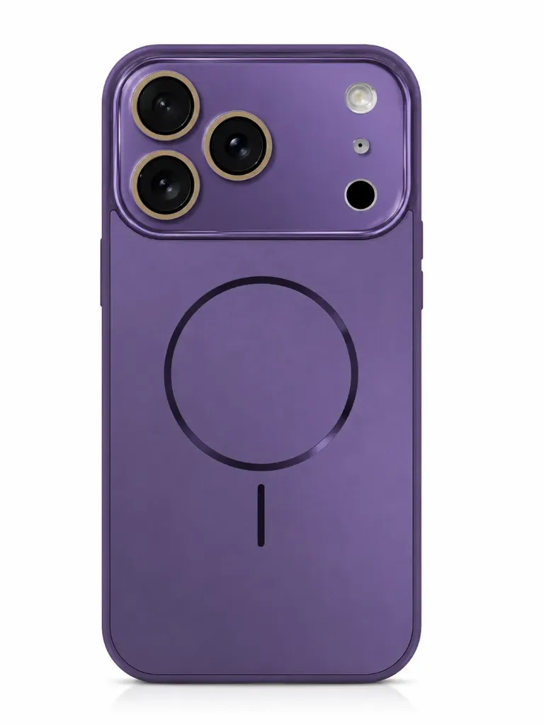 DIRECT Full-Protection Cover With Camera-Protection (MagSafe Compatible) For iPhone 17 Pro Max - درع موبايل مرن بحماية كاملة مع حماية للكاميرا يتضمن ماك سيف للايفون 17 برو ماكس