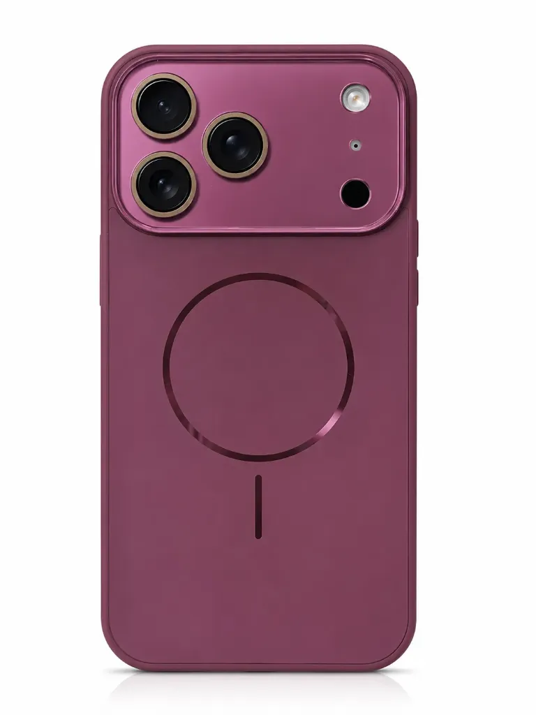 DIRECT Full-Protection Cover With Camera-Protection (MagSafe Compatible) For iPhone 17 Pro Max - درع موبايل مرن بحماية كاملة مع حماية للكاميرا يتضمن ماك سيف للايفون 17 برو ماكس