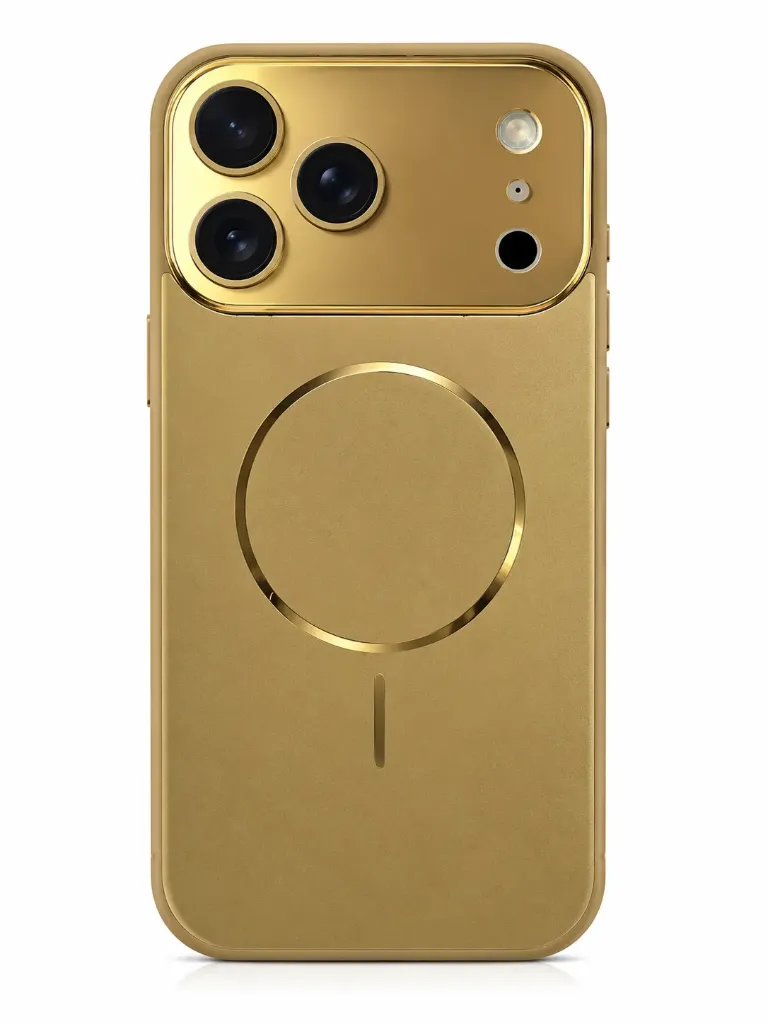 DIRECT Full-Protection Cover With Camera-Protection (MagSafe Compatible) For iPhone 17 Pro Max - درع موبايل مرن بحماية كاملة مع حماية للكاميرا يتضمن ماك سيف للايفون 17 برو ماكس