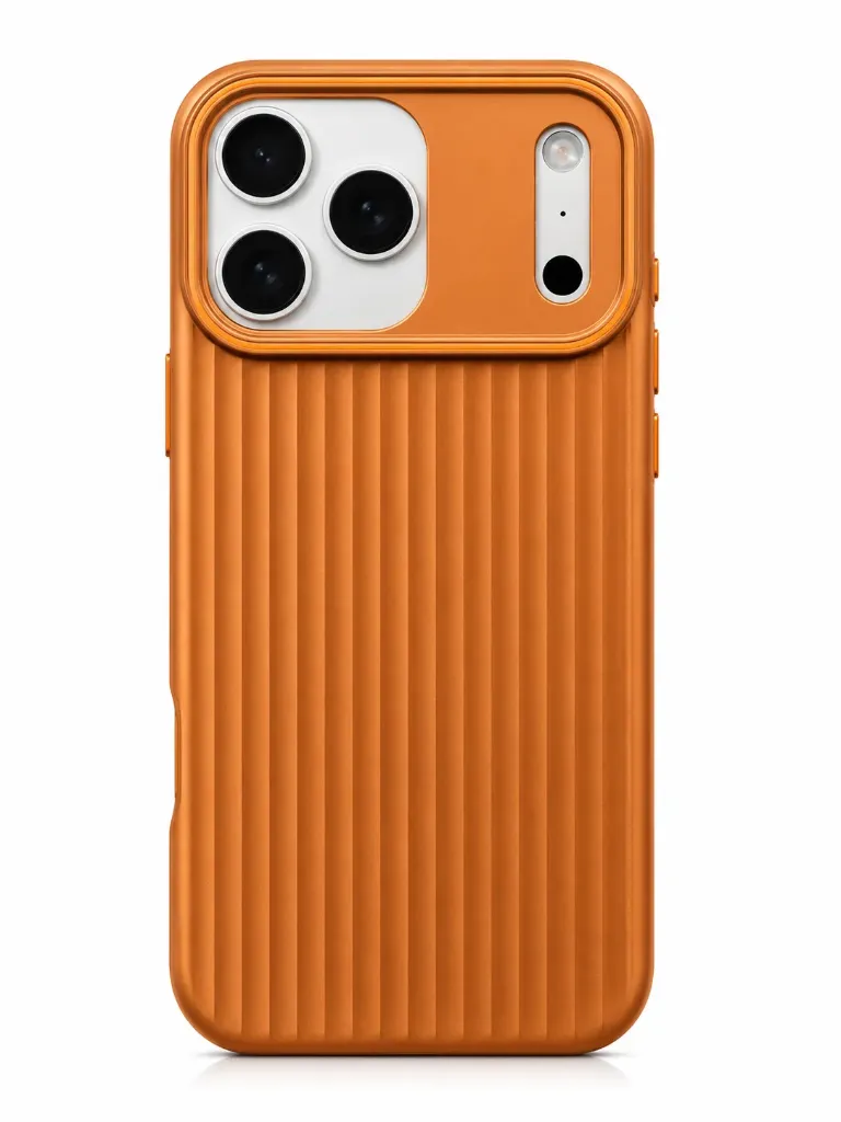 J-Case DFA-27 Ribbed Hard Shell Impact-Protection Cover (No MagSafe) For iPhone 17 Pro Max - درع موبايل صلب مضلع نحيف ومقاوم للصدمات بدون ماك سيف للايفون 17 برو ماكس